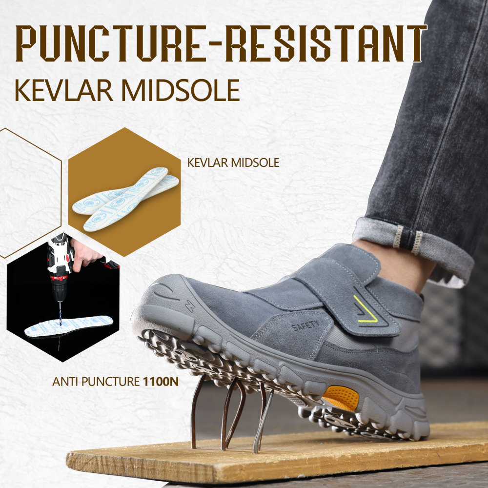 GUYISA Industrial safety boots Welders work European standard steel toe safety boots