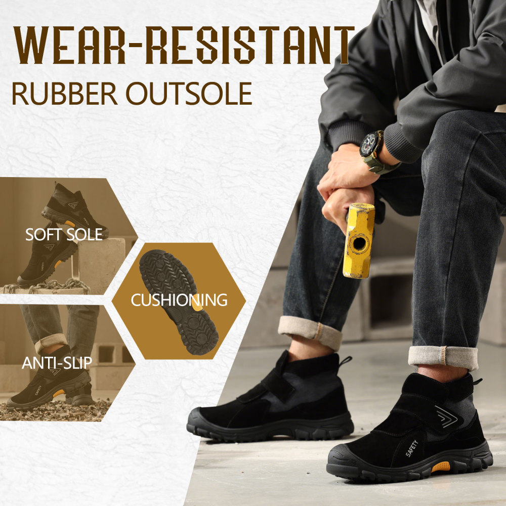 GUYISA Industrial safety boots Welders work European standard steel toe safety boots