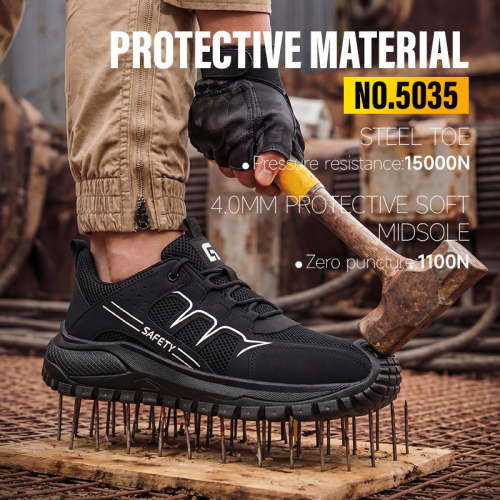 GUYISA New Style  Microfiber Upper European Standard Steel Toe Safety Shoes