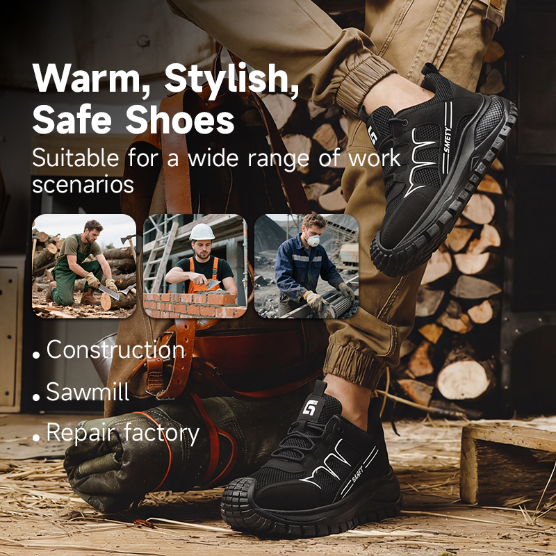 GUYISA New Style  Microfiber Upper European Standard Steel Toe Safety Shoes