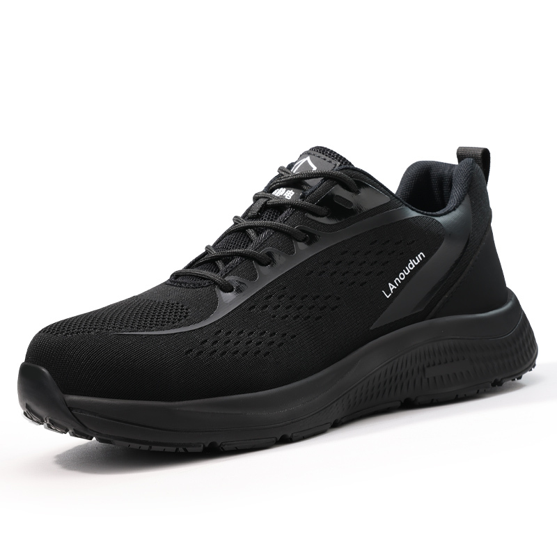 GUYISA  Black summer low - cut ultra - fiber European standard steel toe cap anti - smashing anti - piercing safety shoes）