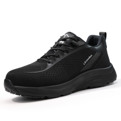 GUYISA  Black summer low - cut ultra - fiber European standard steel toe cap anti - smashing anti - piercing safety shoes）