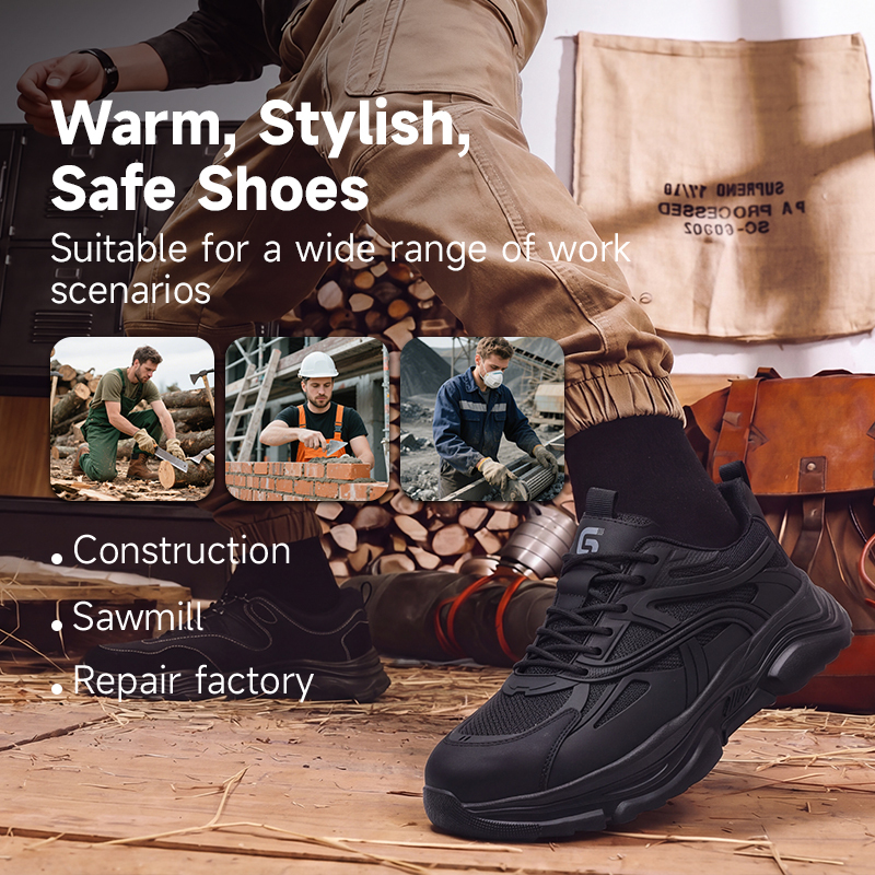 GUYISA Leisure Collection New Fashion Safety Shoes European Standard Steel Toe Shoes