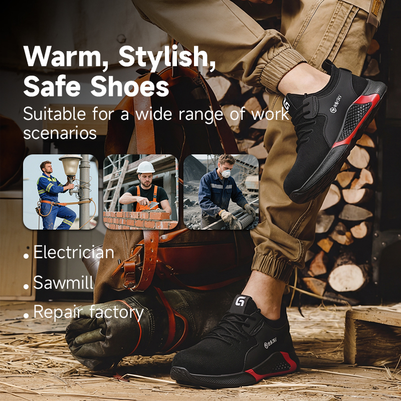 GUYISA 2025-15 Casual Safety Shoes 15KV Insulated Anti-smash Anti-puncture Work Boots