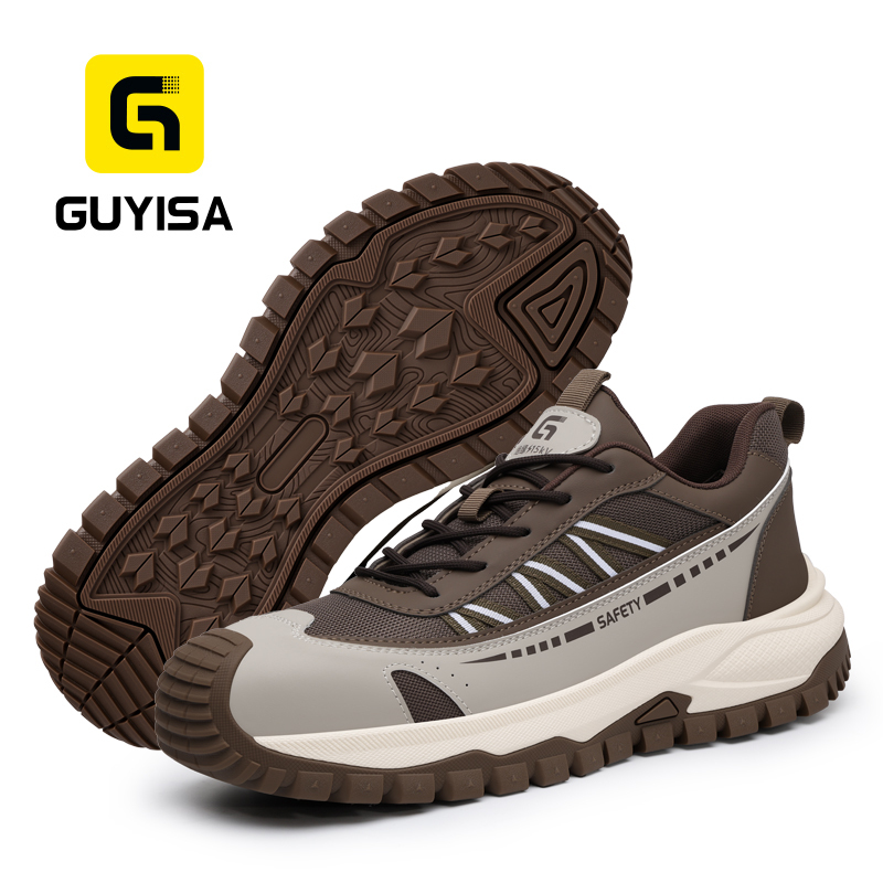GUYISA 6021KV 15KV Insulated Work Shoes Euro Plastic Toe Cap Anti Impact Anti Penetration Casual Footwear