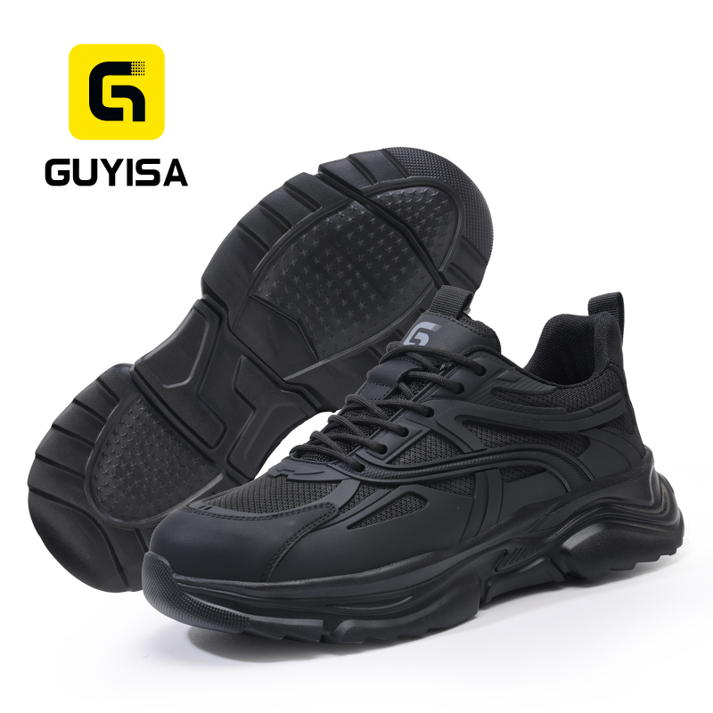 GUYISA 5061 Fashion Casual Safety Shoes Euro Steel Toe Anti-Puncture Industrial Footwear