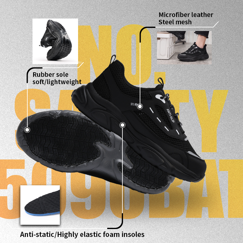 GUYISA  5087BAT Casual Anti-static SRC Slip-resistant Safety Shoes