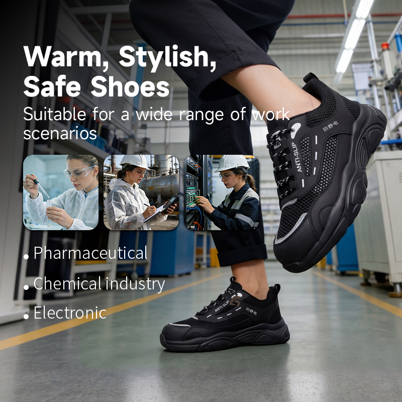 GUYISA  5087BAT Casual Anti-static SRC Slip-resistant Safety Shoes