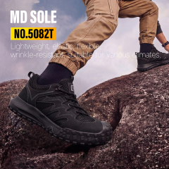 GUYISA  5082T Hiking Safety Shoes, Euro Steel Toe Anti-Smash Anti-Puncture Rubber Sole