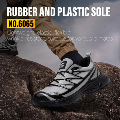 GUYISA  6065 Sport Series Safety Shoes, EN Standard Steel Toe, Anti-Puncture, Rubber-Plastic Outsole, Grid Mesh Upper