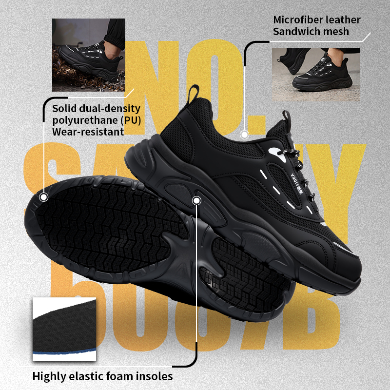 GUYISA 5087B Dad Series | Metal-Free 10KV Insulated Work Shoes