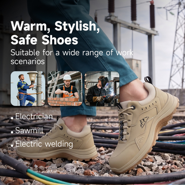GUYISA 5039SKV Work Safety Shoes, 10KV Insulated, Anti-Smash Anti-Puncture, EU Plastic Toe Cap