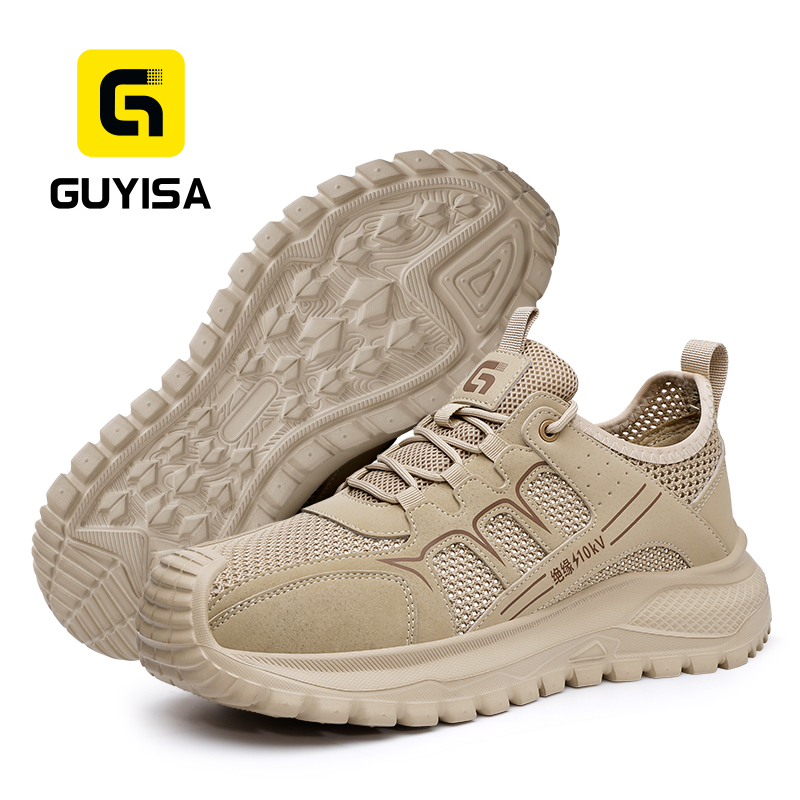 GUYISA 6022KV Casual 10KV Insulated Safety Work Shoes Khaki