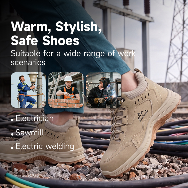 GUYISA steel toe puncture resistant 10KV insulated safety boot dual density PU sole microfiber steel wire upper all season