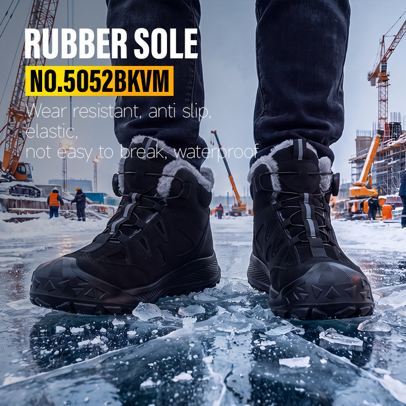 GUYISA safety boot steel toe puncture resistant 10KV electrically insulated flyknit microfiber rubber outsole industrial work