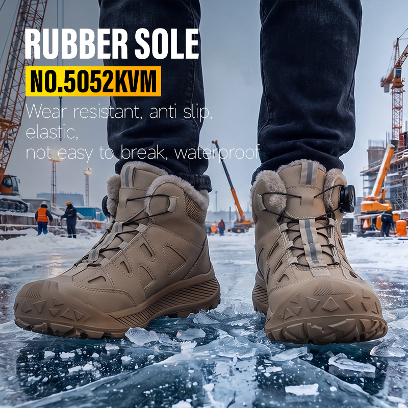 GUYISA safety boot protective toe cap puncture resistant 10KV insulated flyknit microfiber upper rubber sole industrial work