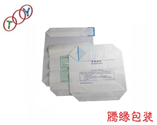 plastic valve bag of granule packaging