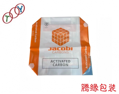 Jacobi type pe valve bag 25kg activated carbon