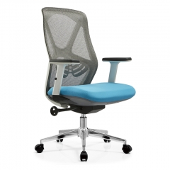 High quality very popular elegant durable low back ergonomic design office black mesh chair