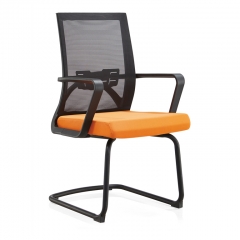 Coference mid back chair with fixed armrest