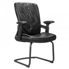 Coference mid back chair with fixed armrest