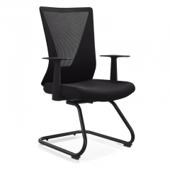 Coference mid back chair with fixed armrest