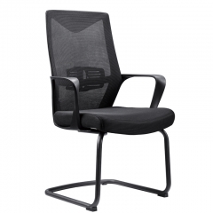 Coference mid back chair with fixed armrest