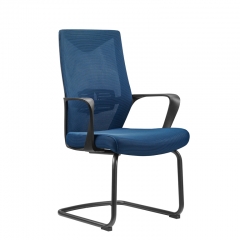 Coference mid back chair with fixed armrest