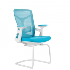 Coference mid back chair with fixed armrest