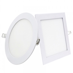 Led Light Panel Aluminium Slim Surface Recessed Mounted Frameless Lamps 3W 6W 9W 15W 12W 24W 18W