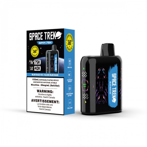 QUIZZ Space Trek Spin 75K 360° Curved Screen Disposable Vape