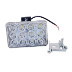 High Quality Excavator Spare Parts Square 12pcs 36W Thick  Led Light Work Lamp