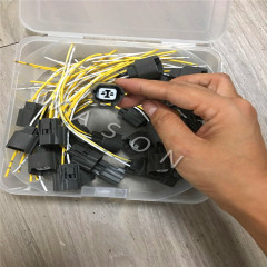 High Quality SK200-6E  Excavator Pressure Sensor Grey  PSV Plug  With 2 lines