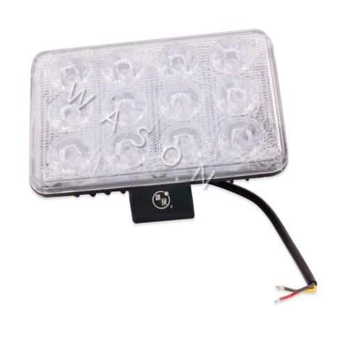 High Quality Excavator Spare Parts Square 12pcs 36W thin Led Light Work Lamp