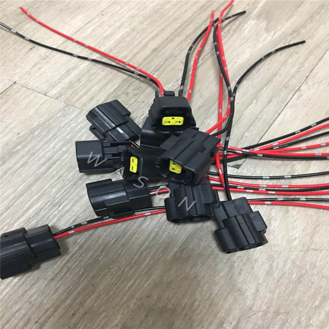 High Quality  YN13E0152P1 Excavator K3V63  Solenoid Valve Plug  With 2 lines