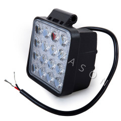 High Quality Excavator Spare Parts Square 16PCS 48W  Led Light Work Lamp