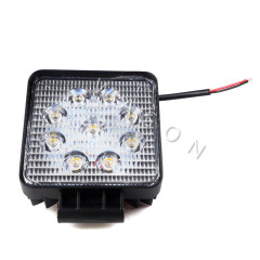 High Quality Excavator Spare Parts Square 9PCS 27W Yellow Led Light Work Lamp