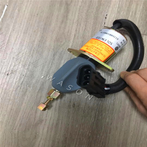 PC128 LG 12V/24V Stop Solenoid Valve  612600180175  612600091086  Big YM