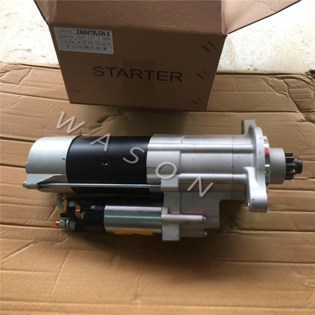 ZAX470-3 6WG1 Starter Motor 24V/11T/7.5KW