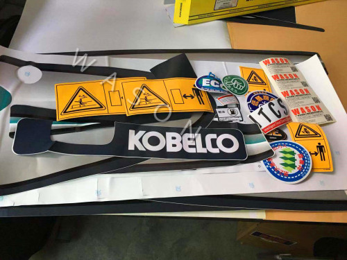 Kobecle Excavator Label