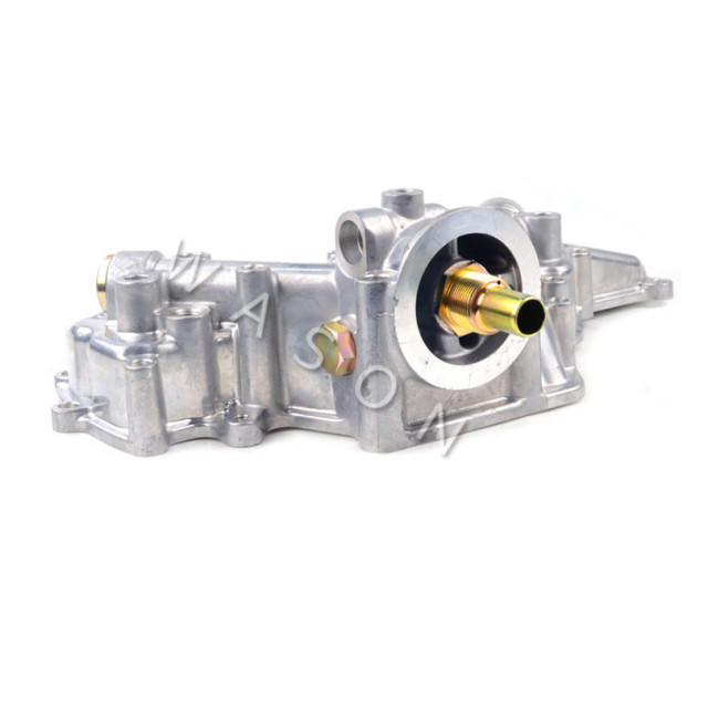 6D31 6D34 New Type  Excavator Oil Cooler Cover With Seat
