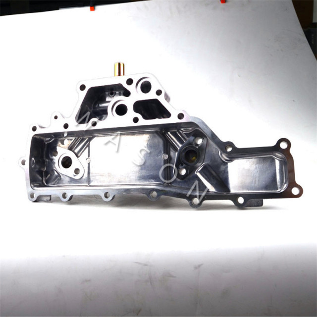 6D31 6D34 New Type  Excavator Oil Cooler Cover With Seat