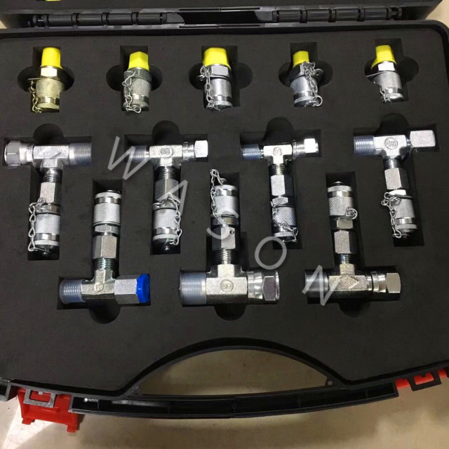 Excavator Measurement Tool/Test Coupler Box