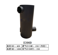 E390D Excavator Muffler