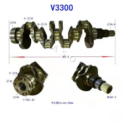 V3300 Alloy Crankshaft
