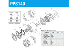 MS160  MS180  MS200  MS230  MS280  PPS160  Excavator Hydraulic Spare Parts