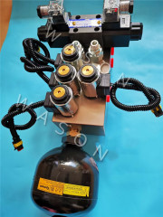 Excavator Solenoid Valve Three Groups With Block