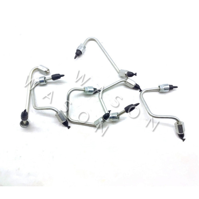 6D107 PC200-8 Excavator High Pressure Oil Pipe