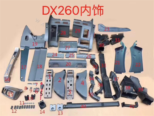 DX260/dx150/dx200/dx300-9c Excavator Decoration Board