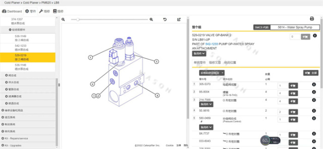 CAT Solenoid Valve Assy 542-1233